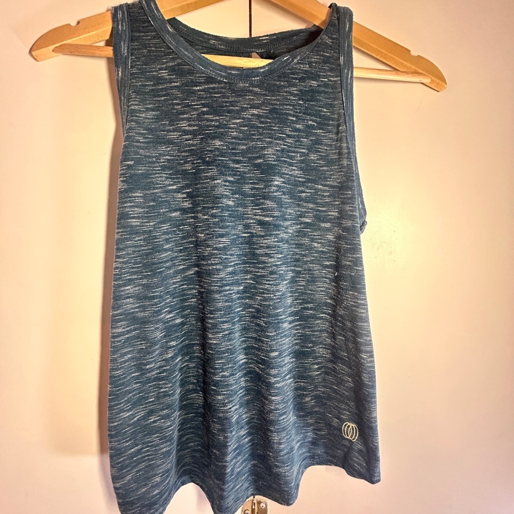 Women's Blue Sleeveless Top